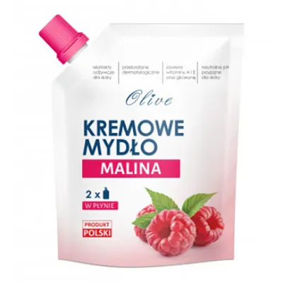 Olive Kremowe mydło w płynie `Malina`