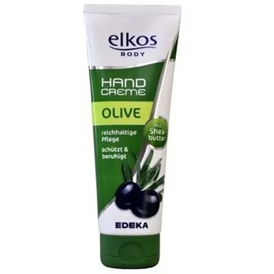 Elkos Body, Handcreme Olive mit Shea Butter (Krem do rąk z z wyciągiem z oliwek i masłem Shea)