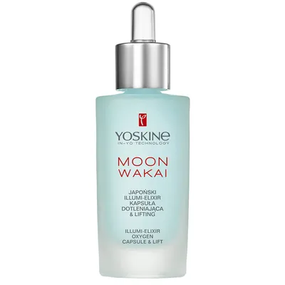 Yoskine Moon Wakai, Illumi-elixir Oxygen Capsule & Lift (Japoński illumi-elixir kapsuła dotleniająca rozświetlający)