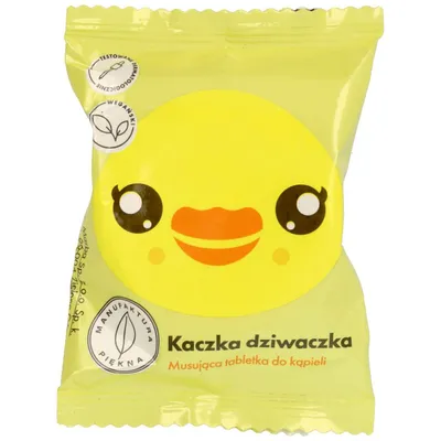 Manufaktura Piękna Musująca tabletka do kąpieli `Kaczka dziwaczka`
