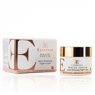Etoneese White Touch, Active Whitening Night Cream (Rozjaśniający krem na noc)