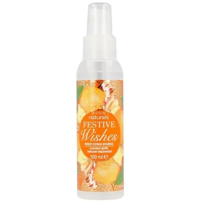 Avon Festive Wishes, Sweet Citrus Sparkle Scented Spritz (Mgiełka do ciała)