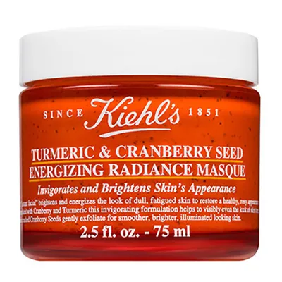 Kiehl's Tumeric & Cranberry Seed, Energizing Radiance Masque (Maseczka do twarzy dodająca blasku i energii z wyciągiem z kurkumy i nasionami żurawiny)