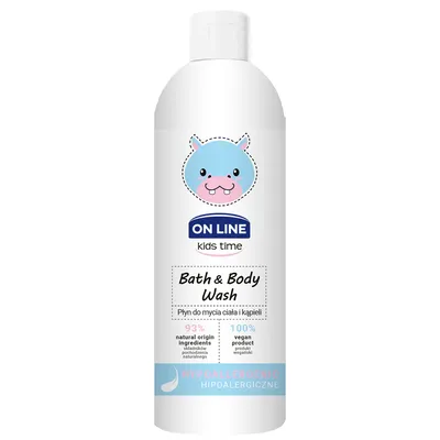 On Line Kids Time Bath & Body Wash (Hipoalergiczny płyn do kąpieli/żel pod prysznic)
