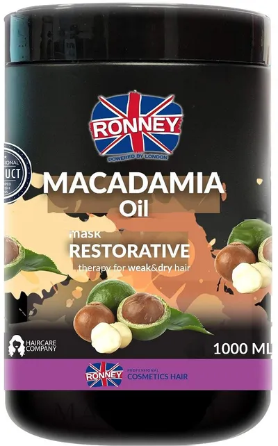 Ronney Macadamia Oil, Restorative Mask (Maska do włosów słabych i zniszczonych)