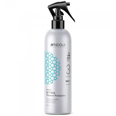 Indola Designer, Heat Defence Thermal Protector Spray (Jedwabisty płyn do ochrony włosów przed wysoką temperaturą)