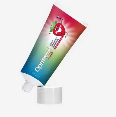 Oriflame Optifresh Kids, Toothpaste Strawberry (Pasta do zębów dla dzieci o smaku truskawkowym)