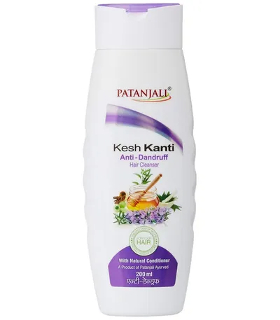 Patanjali Kesh Kanti Anti-Dandurff Hair Cleanser (Równoważący szampon ajurwedyjski  dla włosów ze swędzącą skórą głowy)