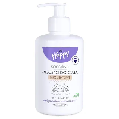 Bella Baby Happy Sensitive, Emolientowe mleczko do ciała dla dzieci