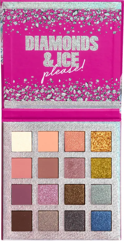 NYX Professional Makeup Diamond & Ice Please! Eyeshadow Palette (Paleta cieni do powiek)