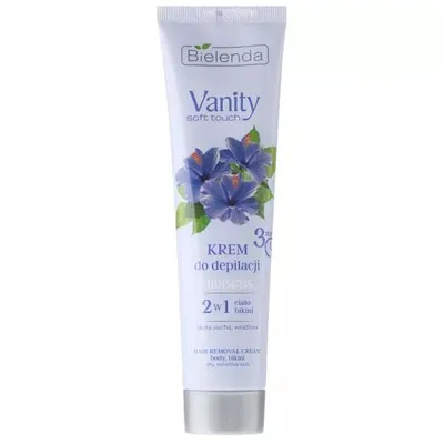Bielenda Vanity Soft Touch, Krem do depilacji 2 w 1 `Hibiskus`
