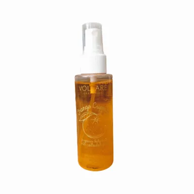 Vollare Cosmetics Orange Cupcake Body Mist (Rozświetlająca mgiełka do ciała ze złotem koloidalnym)