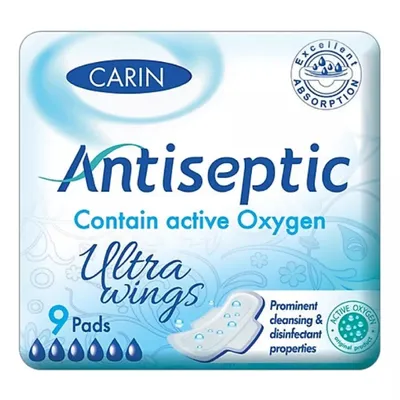 Carin Antiseptic Ultra Wings (Podpaski higieniczne)