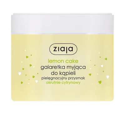 Ziaja Pielęgnacyjny przysmak, Galaretka myjąca do kąpieli `Okrutnie cytrynowy - Lemon Cake`