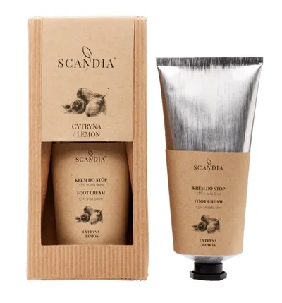 Scandia Cosmetics Cytryna, Krem do stóp z masłem Shea 15%