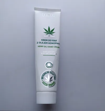 Editt Cosmetics Krem do rąk z olejem konopnym