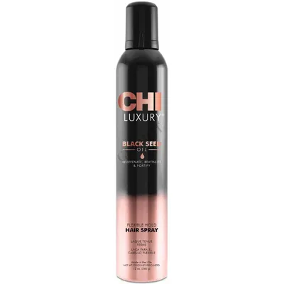 CHI Luxury, Black Seed Oil Flexible Hold Hair Spray (Lakier do włosów)