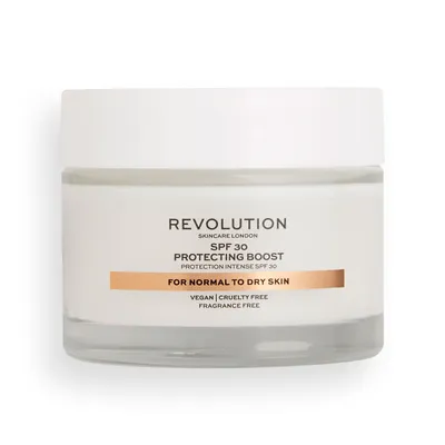 Revolution Skincare Protecting Boost  SPF30 for Normal to Dry Skin (Krem do twarzy cera sucha i normalna)