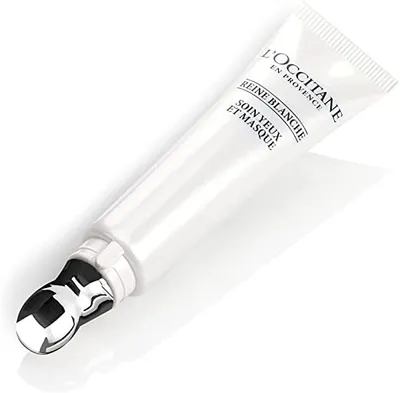 L'Occitane Reine Blanche Soin Yeux Et Masque (Rozświetlający balsam pod oczy i maska)