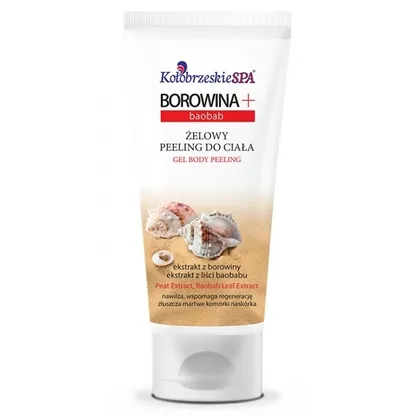 Kołobrzeskie SPA Żelowy peeling do ciała `Borowina + baobab`