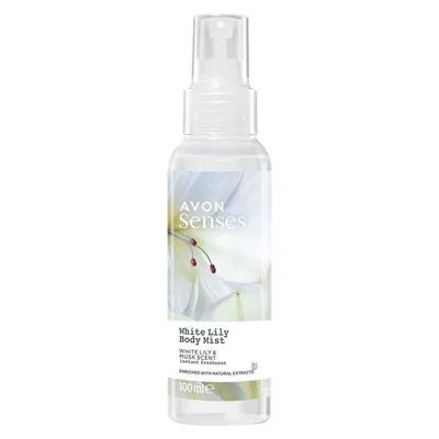 Avon Senses, White Lily Body Mist (Mgiełka do ciała)