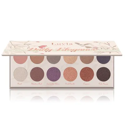 Luvia Cosmetics Daily Elegance Eyeshadow Palette (Paleta 12 cieni do powiek)