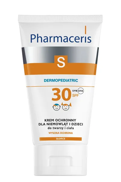 Pharmaceris S, Krem ochronny do twarzy i ciała dla niemowląt i dzieci SPF 30
