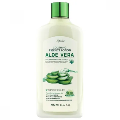 Esfolio Aloe Vera Soothing Essence Lotion (Łagodząco-nawilżająca esencja do twarzy z ekstraktem z aloesu)