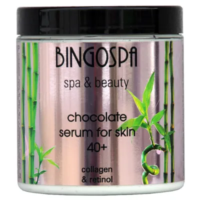 BingoSpa Czekoladowe serum do skóry 40+ z kolagenem i retinolem `Jędrne ciało` (nowa wersja)