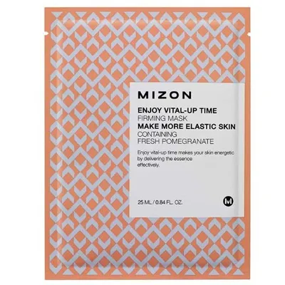 Mizon Enjoy Vital-Up Time, Firming Mask with Pomegranate (Maska z granatem ujędrniająca)
