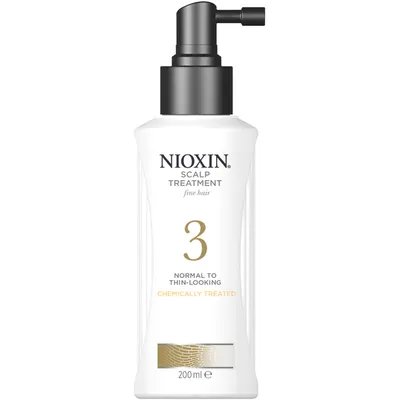 Nioxin System 3, Scalp Treatment for Fine Hair (Kuracja  do włosów lekko przerzedzonych, farbowanych, cienkich, delikatnych, normalnych)