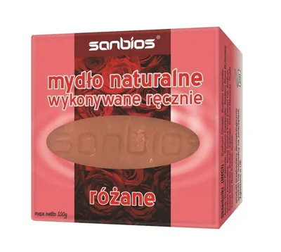 Sanbios Mydło naturalne różane