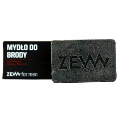 Zew For Men Mydło do brody z węglem drzewnym