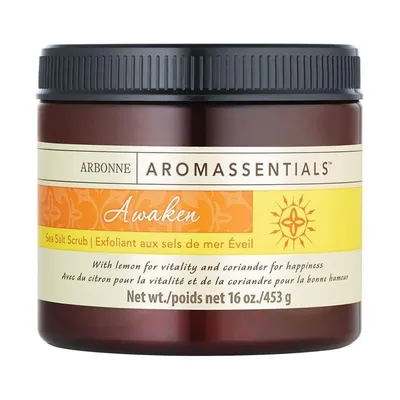 Arbonne Aromassentials, Awaken Sea Salt Scrub (Peeling z soli morskiej)