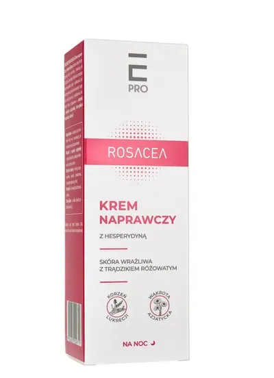 Enilome Healthy Beauty Pro, Rosacea, Krem naprawczy z hesperydyną na noc