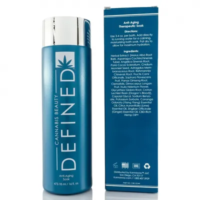 Defined Anti-Aging CBD Hemp Oil Therapeutic Detox Soak (Terapeutyczne mydło do kąpieli)