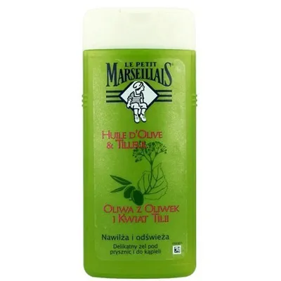 Le Petit Marseillais Douche & Bain Extra Doux Huile d`Olive & Tilleul (Delikatny żel 2w1 pod prysznic i do kąpieli `Oliwa z oliwek i kwiat tilli`)