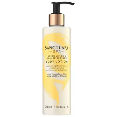 The Sanctuary Green Lemon and Orange Blossom, Body Lotion (Balsam do ciała `Zielona cytryna i kwiat pomarańczy`)
