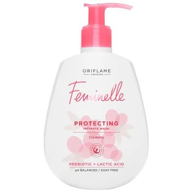 Oriflame Feminelle, Protecting Intimate Wash Cranberry (Ochronny płyn do higieny intymnej z żurawiną)