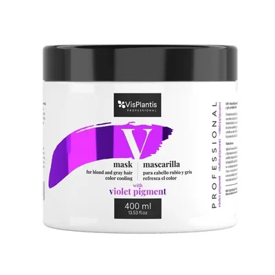 Vis Plantis Professional, Mask for Blond and Grey Hair with Violet Pigments (Maska ochładzająca kolor włosów)