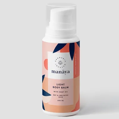 Manaya Light Body Balm With Hemp Oil (Lekki balsam do ciała z olejem konopnym)