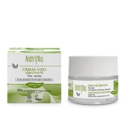 Anthyllis Crema Viso Idratante The Verde (Nawilżający krem do twarzy z zieloną herbatą)