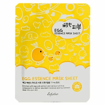 Esfolio Egg Essence Mask Sheet (Odżywczo-regenerująca maska w płachcie)