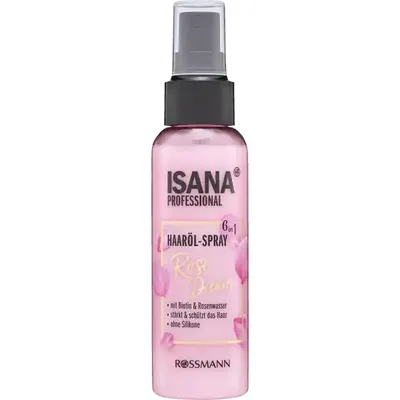 Isana Professional,  Rose Dream Haaröl-Spray 6 in 1 (Olejek do włosów)