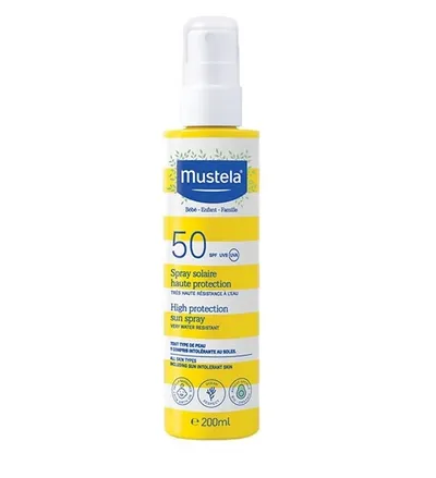 Mustela High Protection Sun Spray SPF50 (Spray ochronny dla dzieci)