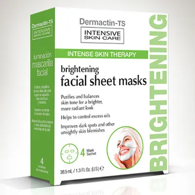 Fisk Group Dermactin-ts, Intensive Skin Therapy, Brightening Facial Sheet Masks (Maska w płacie)