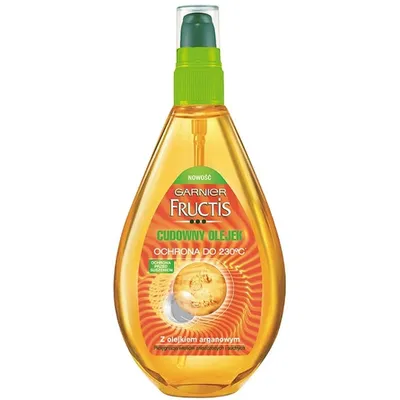 Garnier Fructis, Cudowny olejek z olejkiem arganowym `Ochrona do 230 stopni`