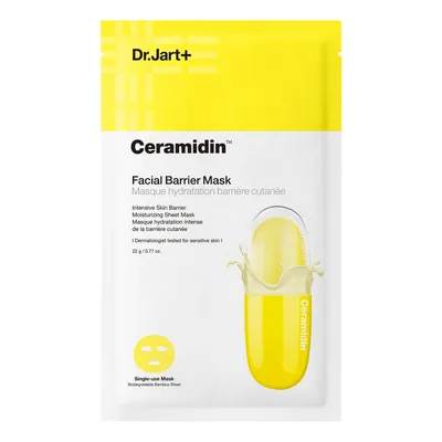 Dr. Jart+ Ceramidin, Facial Barrier Mask (Nawilżająca maska do twarzy w płachcie)