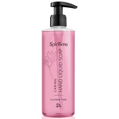 SpiriTime Flower Time, Caring Liquid Hand Soap (Pielęgnujące mydło w płynie do rąk)