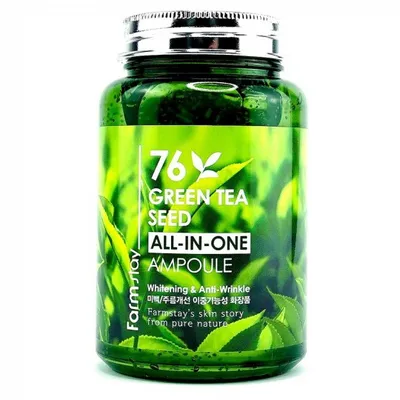 FarmStay 76 Green Tea Seed All-In-One Ampoule (Ampułowe serum do twarzy)